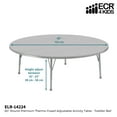 thumbnail image 5 of ECR4Kids 60in Round Premium Thermo-Fused Adjustable Activity Table Maple/Maple/Black - Toddler Ball, 5 of 5