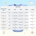 thumbnail image 3 of Bovxnpu Baby Girls' Bodysuits Short Sleeve Puff Sleeve Infant Bodysuit Crew Neck Lightweight Summer Bodysuit Summer Outfits, 3 of 5