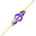 thumbnail image 1 of Rechargeable LED Saber – Extendable Sound Activated Toy, Color Changing Glow Stick, Fantasy Cosplay Swordd | Boys and Girls(Gradient Purple), 1 of 1
