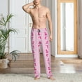 thumbnail image 2 of Vsdgher Pink Scarf Snowman Mens Pajama Pants Sleep & Lounge Pants, PJ Pants-X-Large, 2 of 6