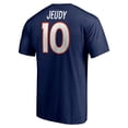 thumbnail image 3 of Men's Fanatics Branded Jerry Jeudy Navy Denver Broncos Athletic Coordinator T-Shirt, 3 of 3