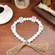 thumbnail image 5 of Guirnalda de cuentas de madera decorativas para el hogar, con borlas, para colgar en la pared, ideal para estanterías de estilo rústico., 5 of 7