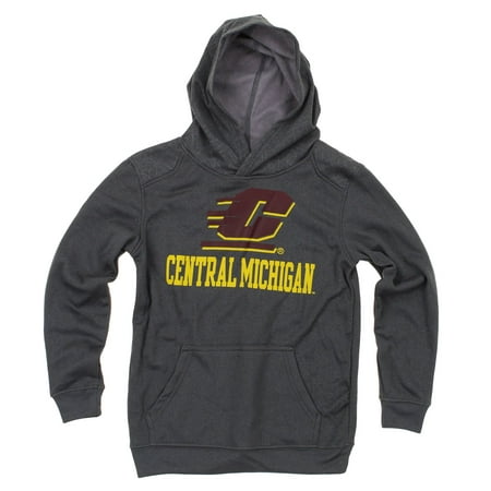 - NCAA Youth Central Michigan Chippewas Performance Hoodie, Gray