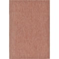 thumbnail image 1 of Unique Loom Solide Collection Casual Transitionnel Tapis d'Intérieur et d'Extérieur, 7' x 10', Rouille Rouge/terre Cuite, 1 of 2