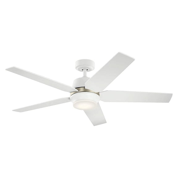 300059MWH Kichler Lighting Maeve - 52 Inch Ceiling Fan with Light Kit-White Finish