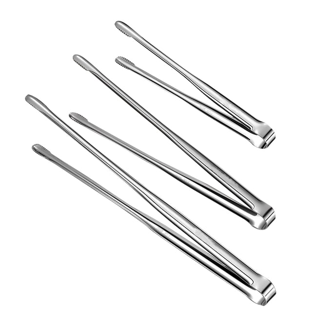 Injueey Pinzas para barbacoa, pinzas para carne de acero inoxidable, pinzas para servir carne y pan, utensilios de cocina anticalor, accesorios de cocina Cocina y Comedor 3 unids/set Injueey HA009877-04
