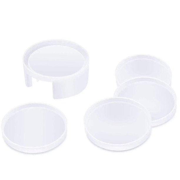 2024-Moldes de resina para posavasos Moldes de silicona para posavasos para resina epoxi con molde de caja Moldes para posavasos para resina Ca-YGWL