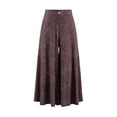 thumbnail image 4 of SBYOJLPB Women's Wide-leg Pants Solid Color Loose Casual Comfortable High-waisted Trousers, 4 of 7