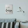thumbnail image 3 of Stupell Industries Bacon My Heart Funny Word Kitchen Dining Room Wood Textured Design Canvas Wall Art by Daphne Polselli, 3 of 3