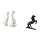 thumbnail image 5 of Figura de gato,Esculturas de gatos de pareja,figura decorativa de gato,Esculturas de parejas de gatos graciosos,estatuas de gatos pulidas,Estatua de caballo,Estatua de caballo,escultura, 5 of 8