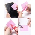 thumbnail image 3 of Toallitas para uñas sin pelusa, 800 PCS Almohadillas de limpieza de uñas de tela no tejida Extensiones de pestañas rosadas Toallitas de limpieza de pegamento Suministros para salón de uñas 800 PCS 5, 3 of 4