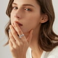 thumbnail image 4 of Bague en Argent Simple Tempérament Bague de Mode Féminine Bague de Personnalité Bijou à Main Simple Dames, 4 of 5