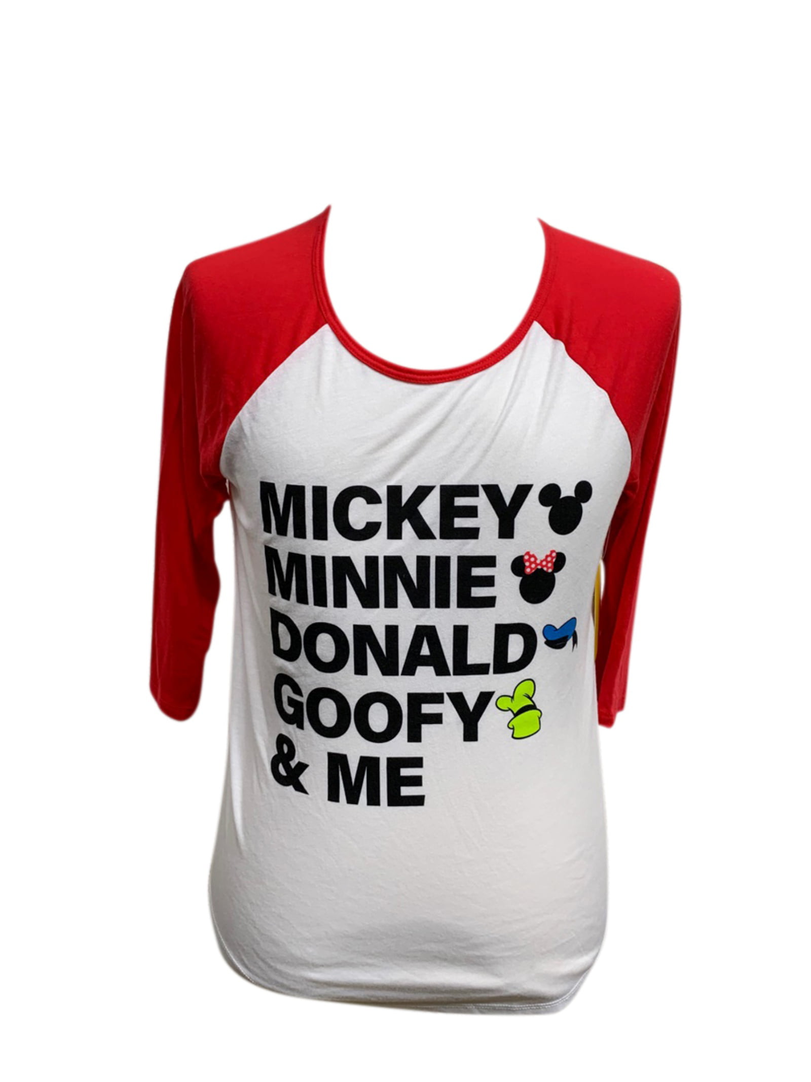 Disney Disney Women's Mickey Mouse Shirt, 3/4 Length