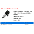 thumbnail image 2 of Ignition Distributor - Compatible with 1993 - 1996 Volkswagen Golf 2.0L 4-Cylinder 1994 1995, 2 of 2