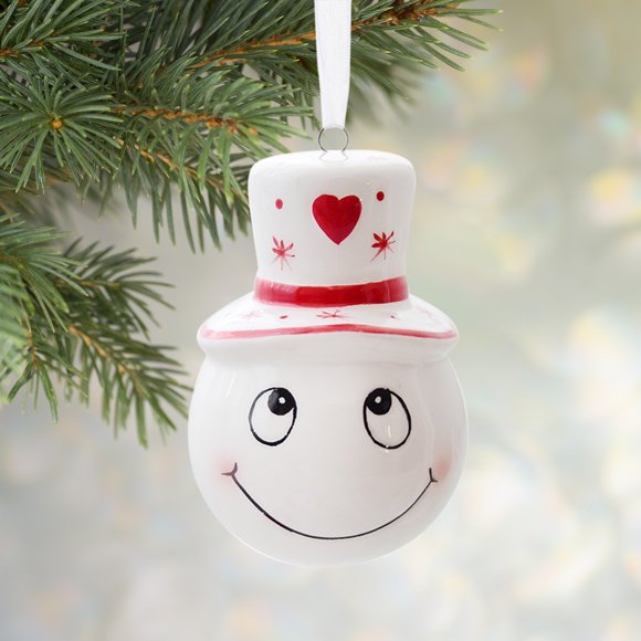 Matoen12 Christmas Snowman Love Angel Ceramic Ornaments Home Desktop Table Christmas Scene Decoration Props