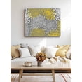thumbnail image 4 of Yellow Gray Floral Wall Art for Living Room,Canvas Picture Wall Decor for Bathroom Bedroom,Farmhouse Retro Abstract Flowers Art Painting Artwork for Office Kitchen Hallway Dining Room Decor 24"x32", 4 of 8