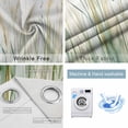 thumbnail image 4 of Vintage Green Leaf Blackout Curtains for Bedroom/Living Room, Thermal Insulated Kitchen Curtains, Spring Country Retro Botanical Grommet Darkening Window Treatment Drapes 27.5"x39"x2, 4 of 8