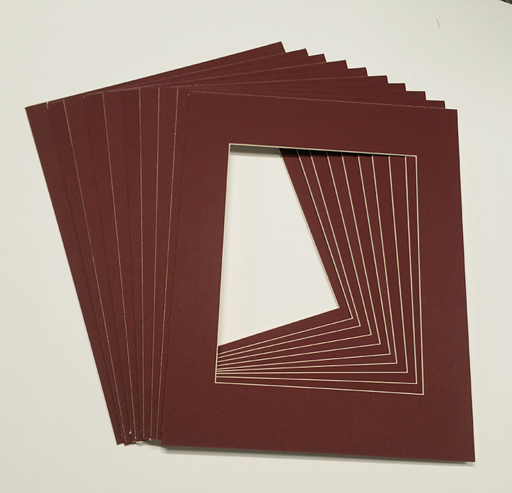 Custom Cut Frame Mats 16x20 Made to Display 11x17 Photos