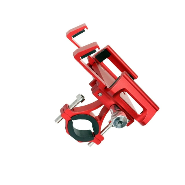 VONKY Support de Téléphone pour Vélo Support de Téléphone pour Moto Support de Trottinette Alliage d'Aluminium Rouge Rouge