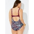 thumbnail image 2 of Swimsuits for All Women's Cut Out Underwire One Piece Swimsuit, 2 of 4