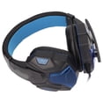 thumbnail image 4 of Computer Headset, Adjustable Volume Comfortable Luminescent PC Game Headsets 40mm Drive Unit  for Laptop for  for PC Black + Blue, 4 of 8