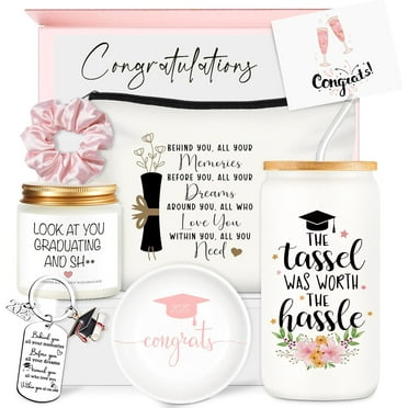 2025 Graduation Gifts for Her, The Tassel was Worth The Hassle, High School College Master Degree Grad Gifts Class of 2025 Graduation Gift Set for Daughter, Sister, Friend