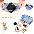 thumbnail image 2 of FORMRS Womens Shoulder Bag with Chain Strap Clutch Purse Cute Tote Handbag, Neon Starfish Pattern, 2 of 7