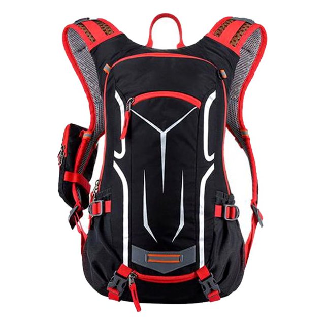 yingyy Backpack Waterproof Bike Cycling Bag Climb Hiking Camping Backpacks Packing Multi-function Unisex Travel Outdoors Yellow Red