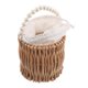 thumbnail image 1 of TEHAUX Cesta De Ratán Para Flores Con Asa De Decorativa Para Bodas Y Almacenamiento Práctico, 1 of 8