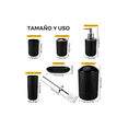 thumbnail image 2 of Conjunto De Accesorios De Baño De 6 Piezas Negro Clásico, 2 of 4