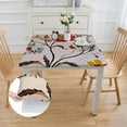 thumbnail image 2 of HAOXIT ,Linen Washable Dinner Picnic Table Cloth, Pattern ,Table Cover for Party 36*36, 2 of 8