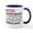 White/Navy Inside, variant on CafePress - Evil Genius Seeks Minions Mug - 11 oz Ceramic Mug - Novelty Coffee Tea Cup