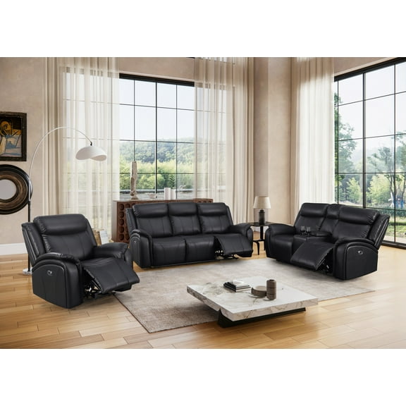 Achouhada Electric Recliner Leather Sofa