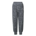 thumbnail image 4 of Wangmeiwg Women's Pants Women's Casual Pants - 2025 Solid Color Fashion Sequins Temperament Elastic Waist Girdle Trousers Silver M, 4 of 8