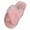 Pink, variant on Daznico Women's Open-Toe Slippers Non- Indoor House Shoes Soft Plush Lightweight Warm Cozy for Home Comfort,Color:Pink,Sizeï¼6.5