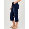 thumbnail image 2 of Woman Within Plus Size Clean Front Denim Capri, 2 of 2