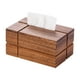 thumbnail image 5 of Rectángulo de Caja de Almacenamiento de Papel de Caja de Pañuelos de Madera Maciza Nórdica para Dormitorio Hotel, 5 of 9