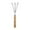 E, variant on 3-Piece Wooden Handle Stainless Steel Garden Tool Set - Shovel, Rake, Trowel for Planting Vegetables & Flowers