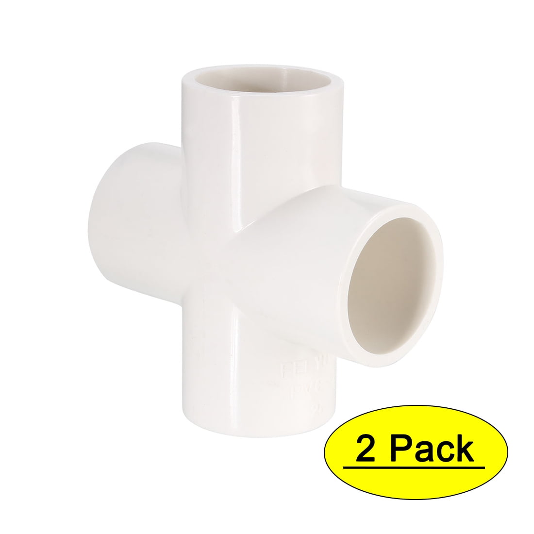 PVC Pipe Fitting,4 Way Cross,Schedule 80 3/4inch Socket Tee Corner