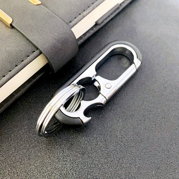Llavero De Cuero De Piel De Oveja Con Anillo En D Antipérdida, Incluye Destornillador Y Llaveros Extra, Varios Colores