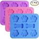 thumbnail image 2 of Moldes de silicona con temática de mascotas, bandejas para hornear flexibles antiadherentes de grado alimenticio para bocadillos creativos, bandejas multifuncionales aptas para horno para entusiastas, 2 of 8