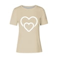 thumbnail image 3 of Summer Fashion For Women 2026 Trendy Womens Petite Tops Casual Short Sleeve Blouses For Women Short Sleeve T Shirts For Women Cotton White, 3 of 3