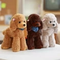 thumbnail image 4 of Neinkie Teddy Dog Plush Toy High Simulation Vivid Expression Birthday Gift Puppy Stuffed Animal Toy for Student, 4 of 9