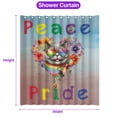 thumbnail image 5 of Peace Love Pride British Shorthair with Rainbow Sunglasses LGBT LGBTQ+ Shower Curtain Cat Lover Kitten Owner Gifts Waterproof Bathroom Bathtub Curtain - 01004, 5 of 5