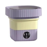 Pcksrro Small household appliances deal!Mini Washing Machine Foldable Bucket Type Laundry Clothes Washer Cleaner Travel