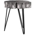 thumbnail image 5 of Signature Design by Ashley - Dellman Natural Edge Accent Table - Contemporary Chic - Antique Silver Finish, 5 of 5