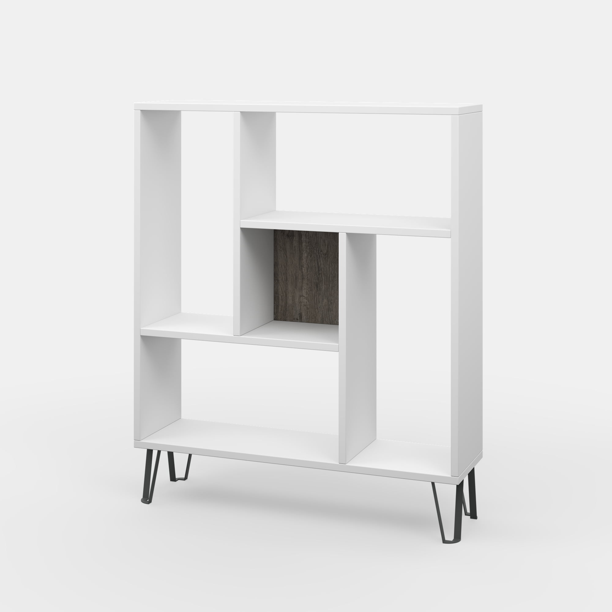 Ada Home Decor Arven 3 Tier Open Shelf Cube Bookcase, White