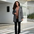 thumbnail image 5 of Purcolt Womens 3 In 1 Maternity Parka Coat Winter Warm Quilted Lined Puffer Coats Water Resistant Babywearing Hooded Thickened Jacket, 5 of 8