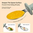 thumbnail image 6 of 316 Stainless Steel Silicone Spoon for Babies To Eat Independently Training Spoon for Children's Tableware Set 2pack, 6 of 7