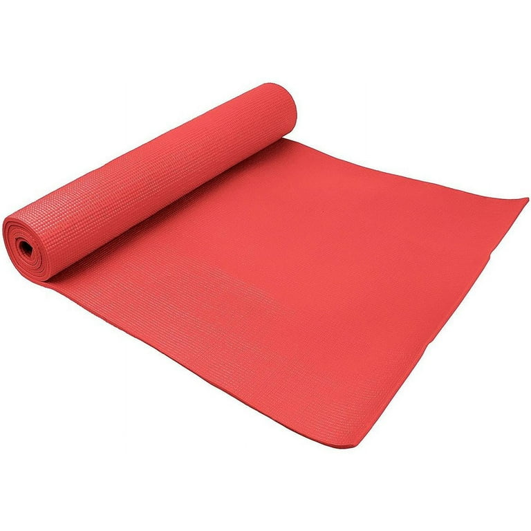 Spoga 1 4 Inch Anti Slip Exercise Yoga Mat with Carrying Strap